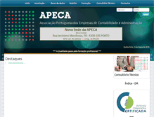 Tablet Screenshot of apeca.pt